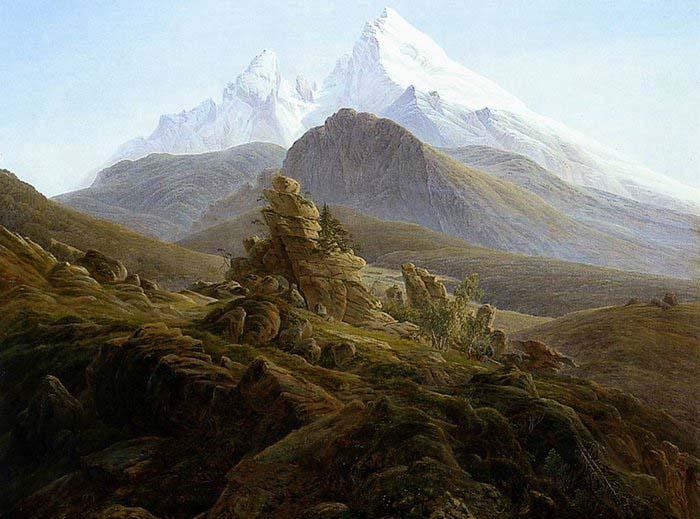 Caspar David Friedrich The Watzmann oil painting image